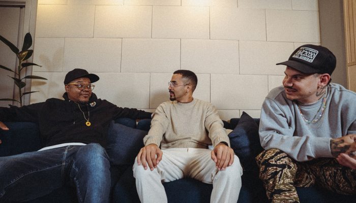 Xis, Emerson Santos, CEO e Fundador da ODR Music, e Tuti Camargo, Diretor da ODR Music - Crédito Cleyton Silva