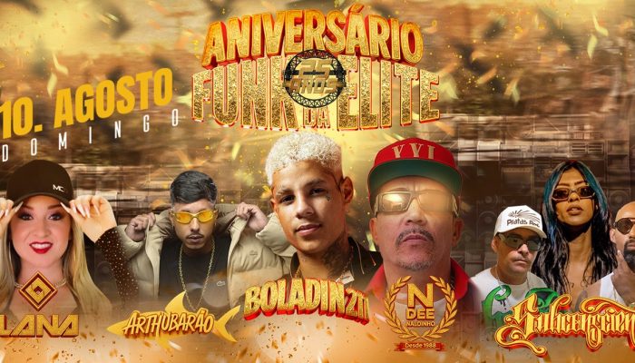 Funk da Elite Celebra 25 Anos com Baile em Taguatinga