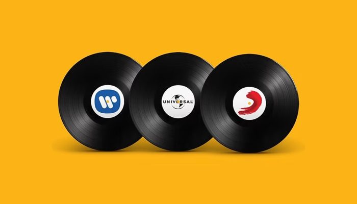 Major labels, gravadoras - Warner, Universal e Sony