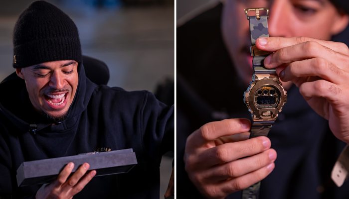 L7NNON recebe relógio exclusivo da G-Shock