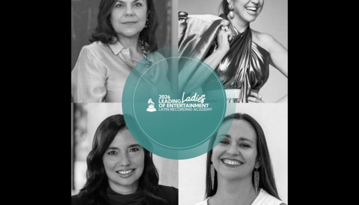Latin Grammy anuncia Leading Ladies of Entertainment 2026; Sandra Jimenez é a primeira brasileira homenageada pelo programa · Mundo da Música