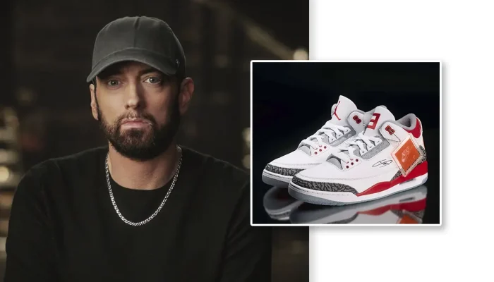 Leilão de tênis do Eminem arrecada mais de US$ 480 mil