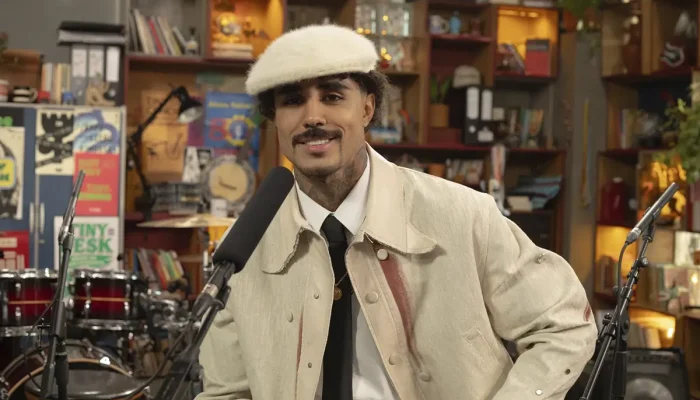 MC Livinho leva funk, R&B e soul ao Tiny Desk Brasil