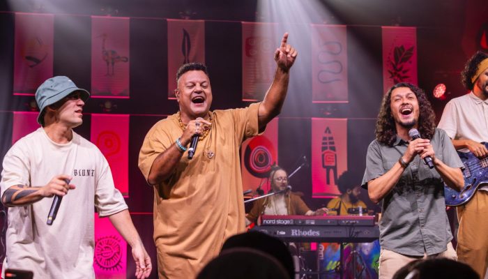 "Maré Cheia", parceria entre Alma Djem e Chimarruts, abre EP "PÔR DO SOL" com reggae de afeto