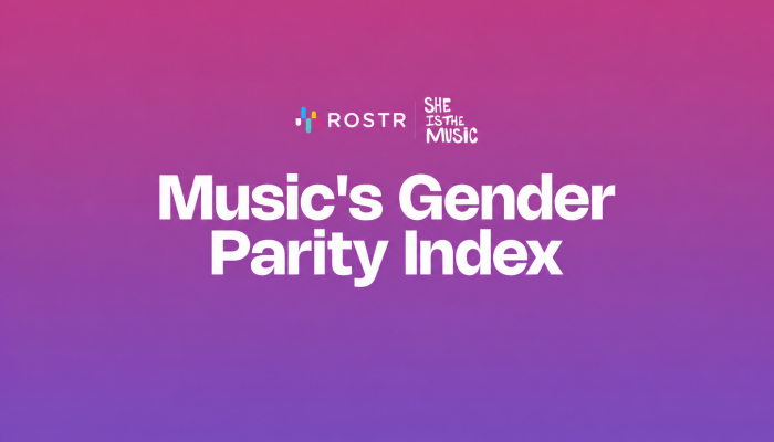 Índice de Paridade de Gênero na Música, segundo o ROSTR
