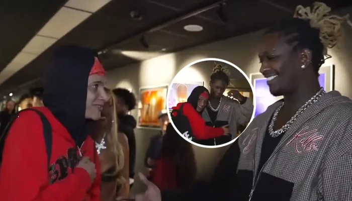 Oruam encontra Young Thug e recebe convite de Drake