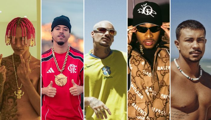 Os 10 artistas do rap nacional com maior nº de ouvintes no Spotify