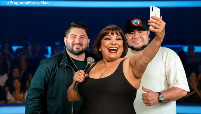 Os Barões da Pisadinha protagonizam uma ação inédita ao participarem do programa da personagem de IA Marisa Maiô