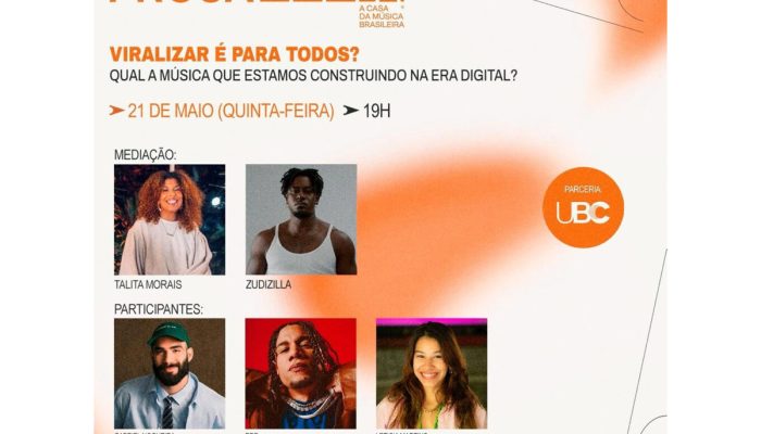 PROSA ZUCA lança nova edição em parceria com a UBC e promove debate sobre música e redes sociais em São Paulo