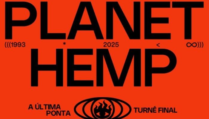 Arte da última turnê do Planet Hemp