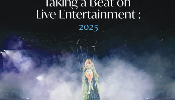 Capa do estudo Taking a Beat on Live Entertainment, do Pollstar e The Wrap