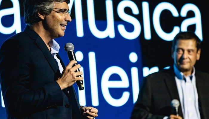 André Esteves, Chairman do BTG Pactual, e Zé Maurício Machline, idealizador do Prêmio - Crédito Patrícia Devoraes
