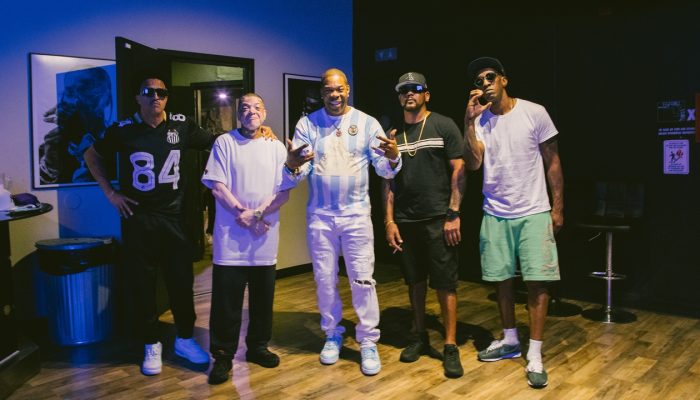 Racionais MC's encontra Busta Rhymes em estúdio em Nova York