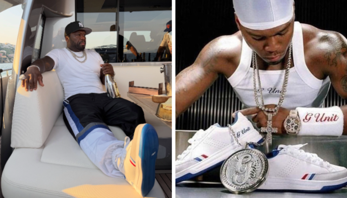 Rapper 50 Cent antecipa relançamento de tênis da G-Unit com a Reebok após parceria milionária nos anos 2000
