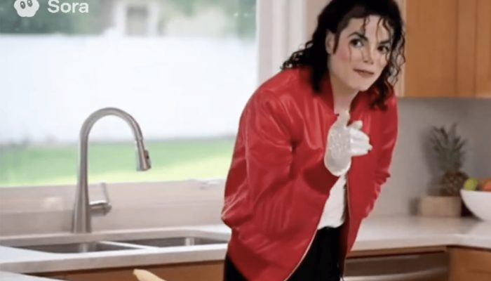 Deepfake de Michael Jackson criado com o Sora
