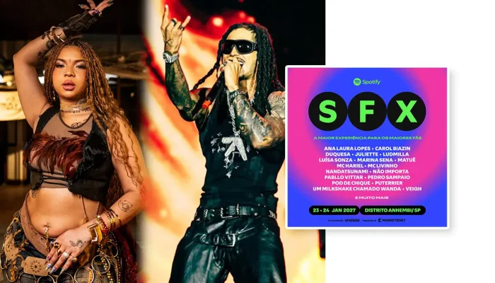Spotify anuncia SFX 2027 com Matuê, Veigh e MC Hariel