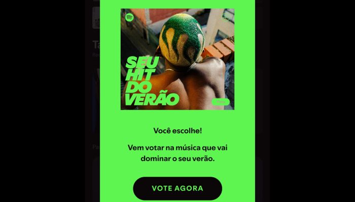 Fãs podem votar na playlist Seu Hit do Verão no Spotify