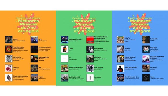 Spotify escolhe as melhores músicas de 2025 até agora