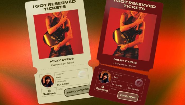 Como funciona a reserva de ingressos no Spotify (Crédito: Divulgação)