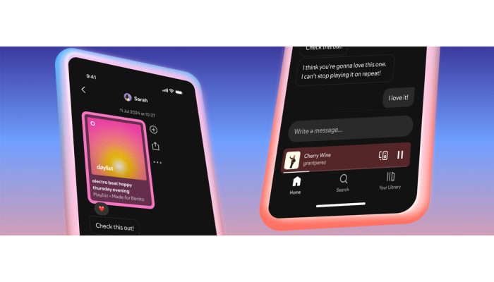 As mensagens estão de volta ao Spotify