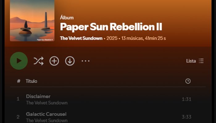 Spotify tira álbum da The Velvet Sundown do ar