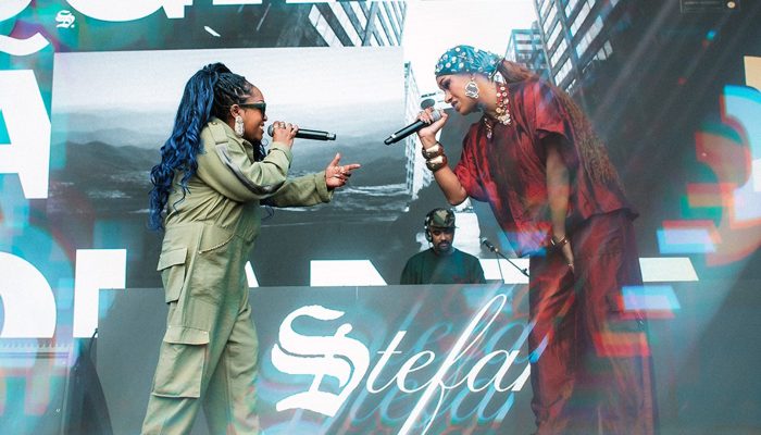 Stefanie celebra disco "BUNMI" em show no The Town