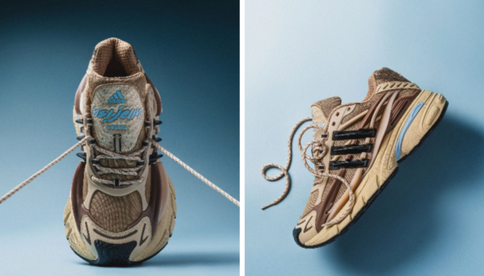 Tênis Adidas VIRGINIA Adistar Jellyfish 'Crystal Sand' será lançado no Brasil pelo app Confirmed
