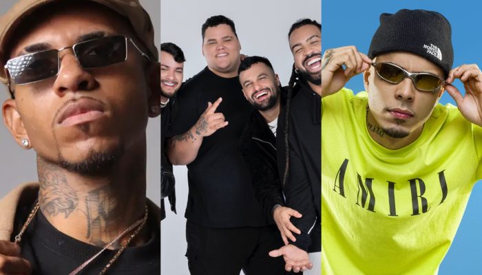 Top 3 do YouTube no Brasil, com J. Eskine, Menos é Mais e MC Tuto, mostra a variedade de estilos no gosto do público
